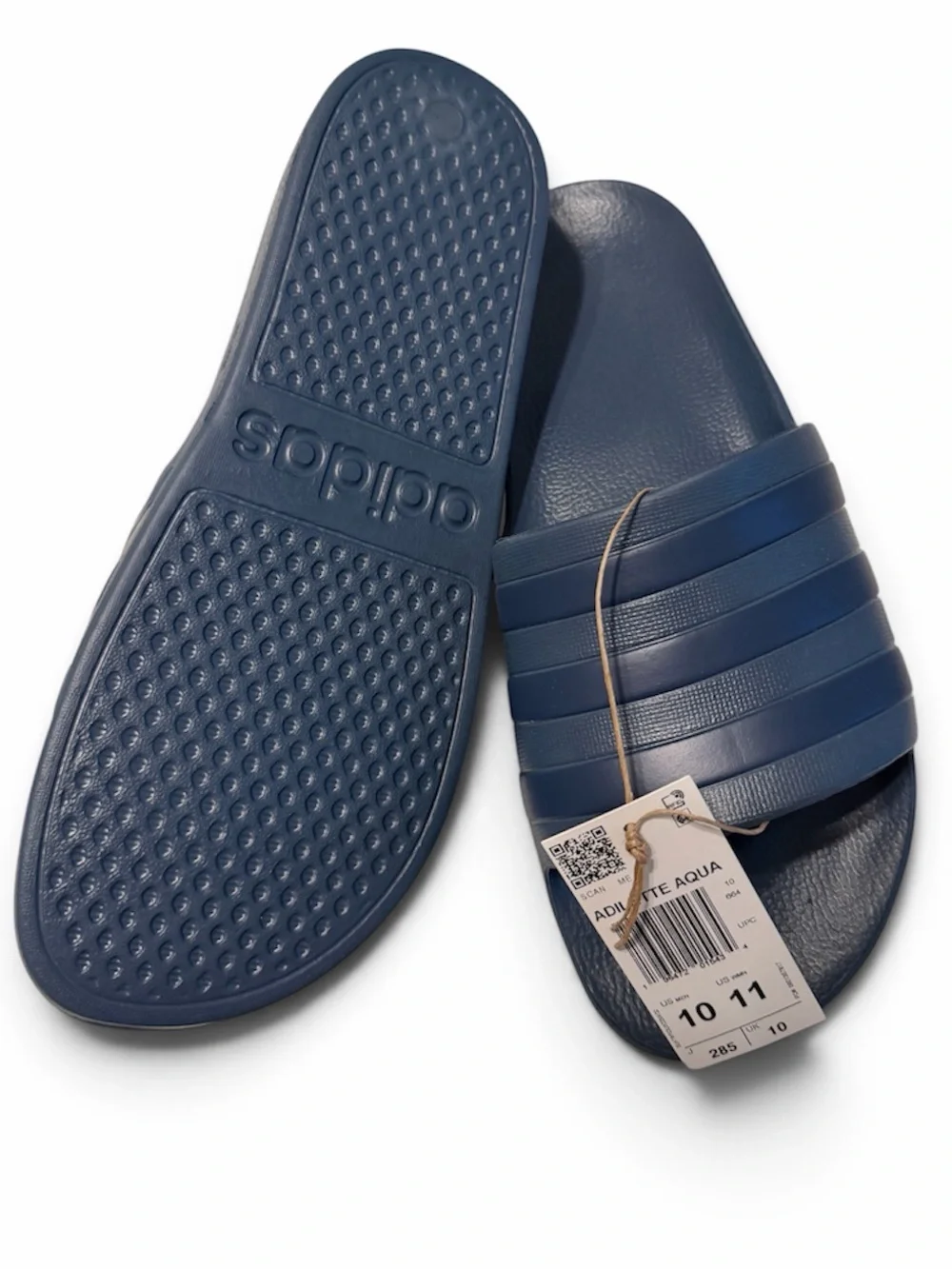 NWT adidas Men's Adilette Aqua Slide Sandals